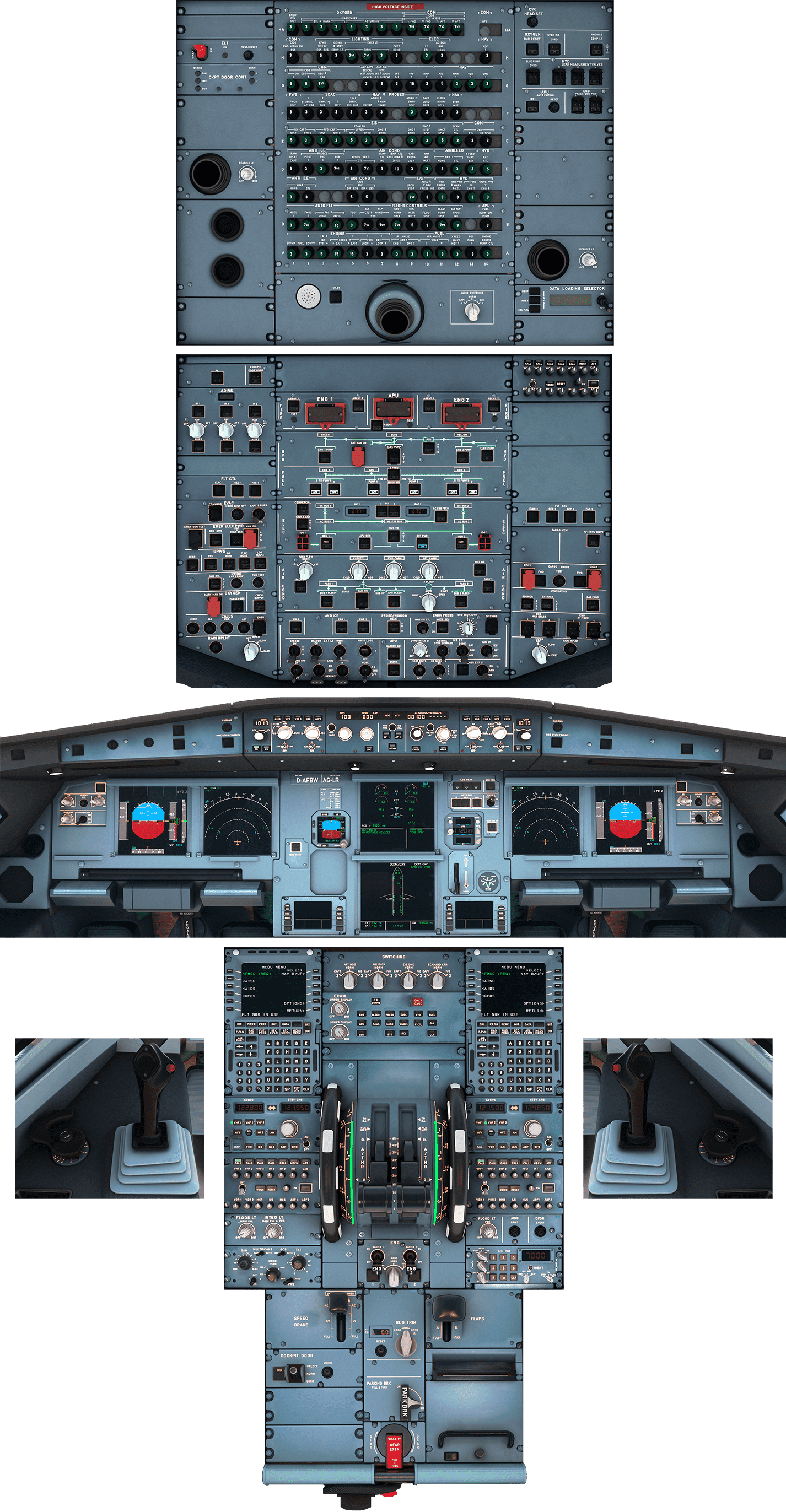 A320 Overhead Panel